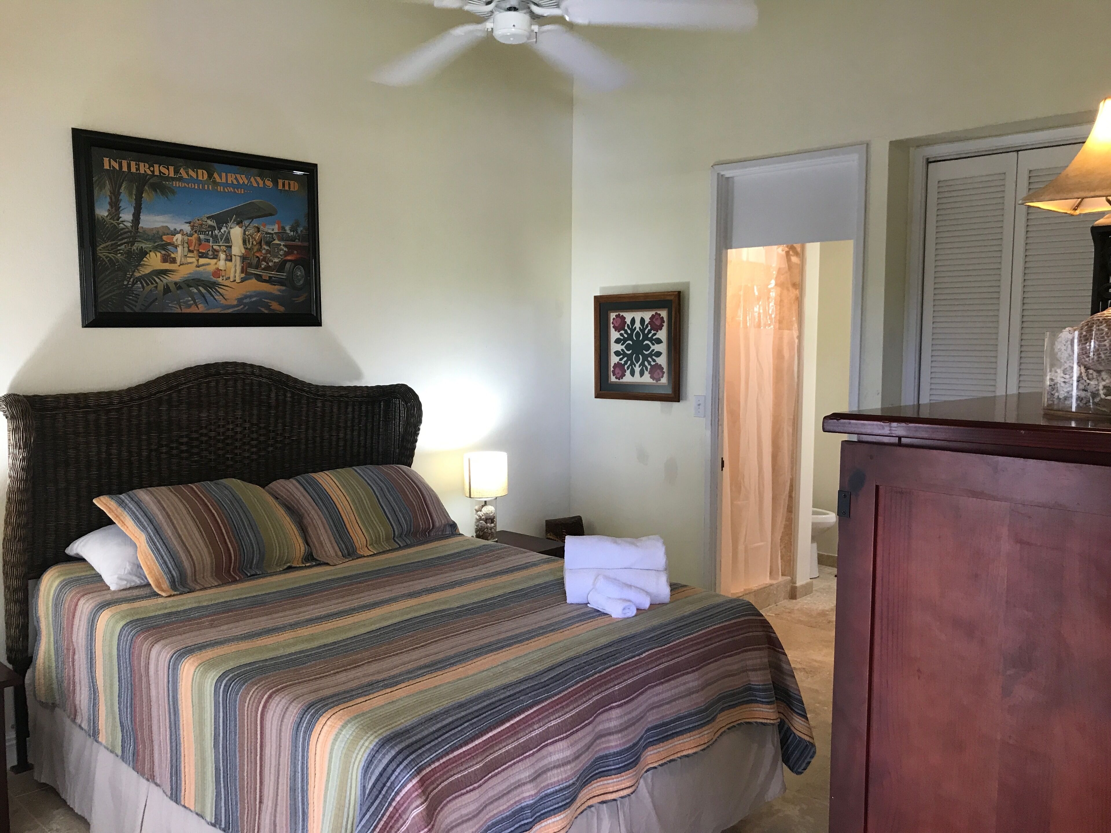 2 bedrooms, desk, iron/ironing board, free WiFi