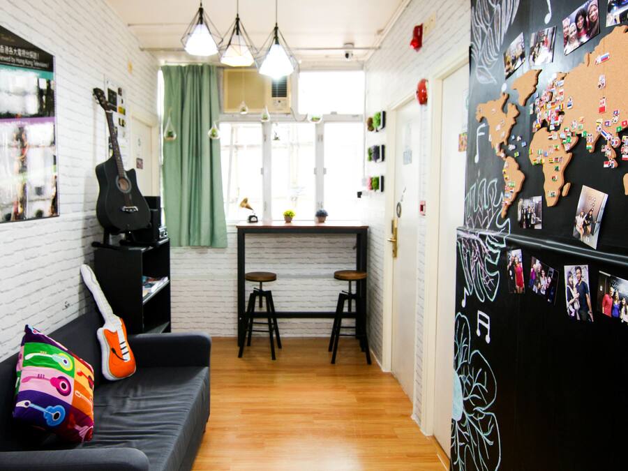 Sittområde i lobbyn