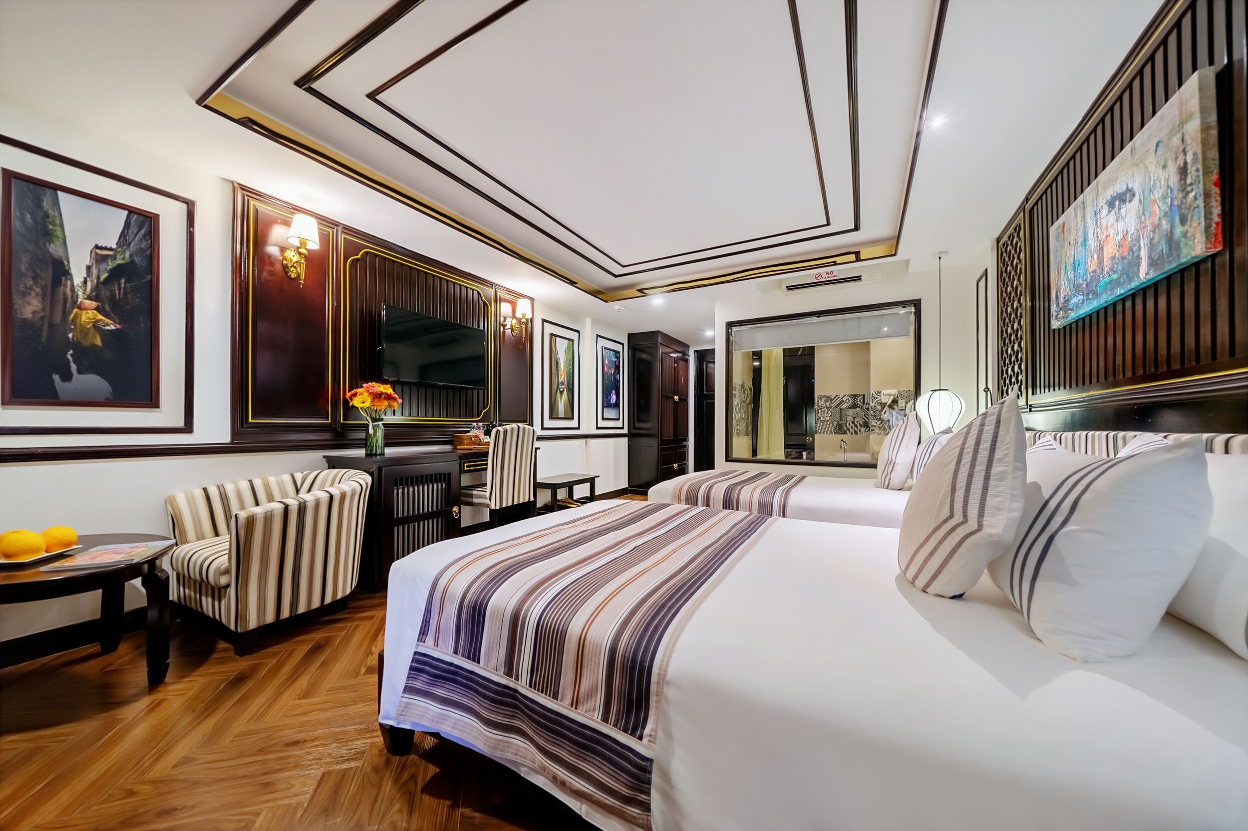 deluxe balcony | living area | lcd tv