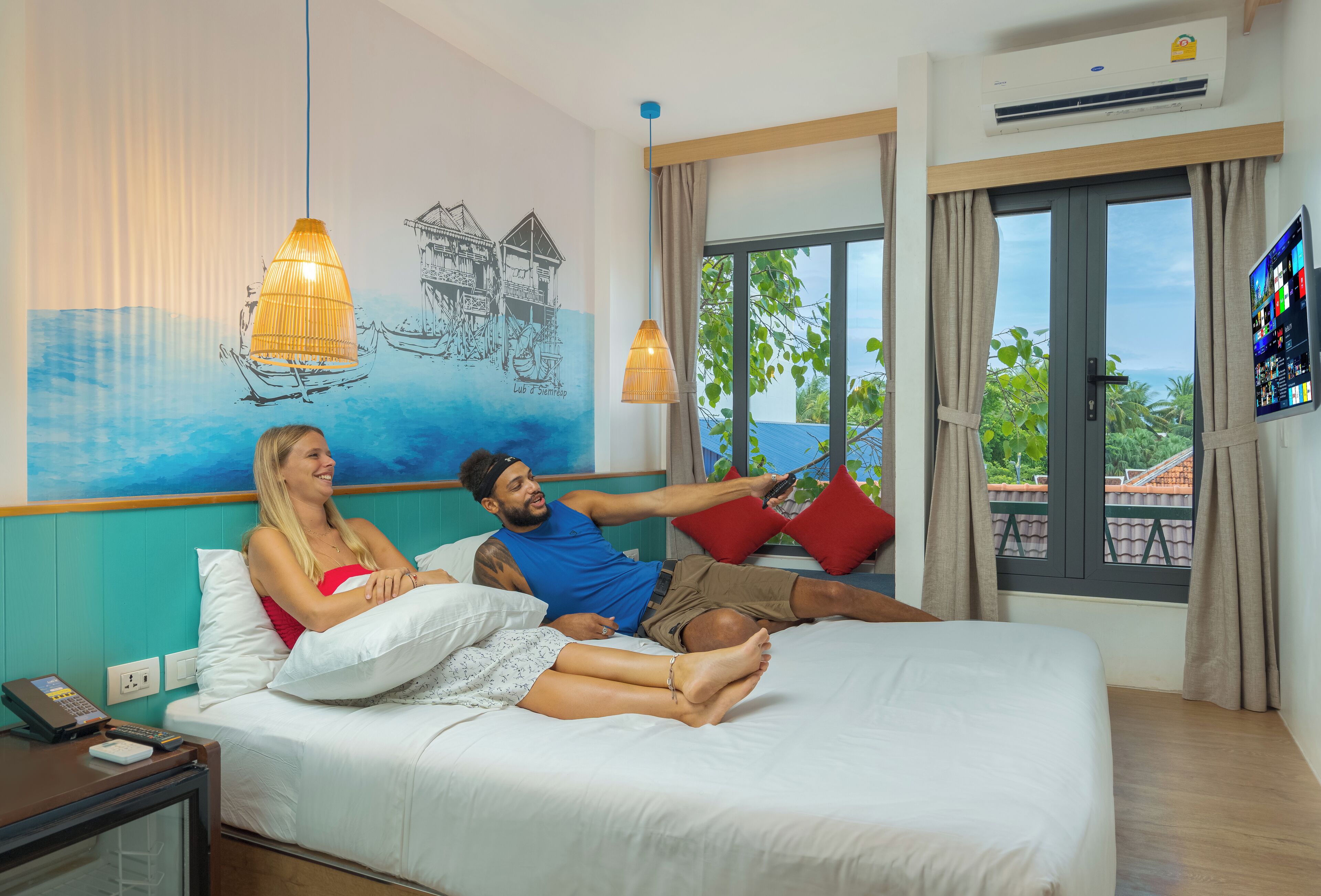 Deluxe Double | Két bảo mật tại phòng, bàn ủi/dụng cụ ủi quần áo 