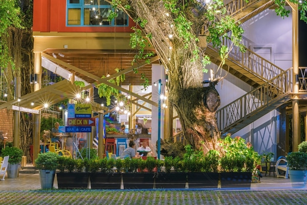 Overnatningsstedets facade