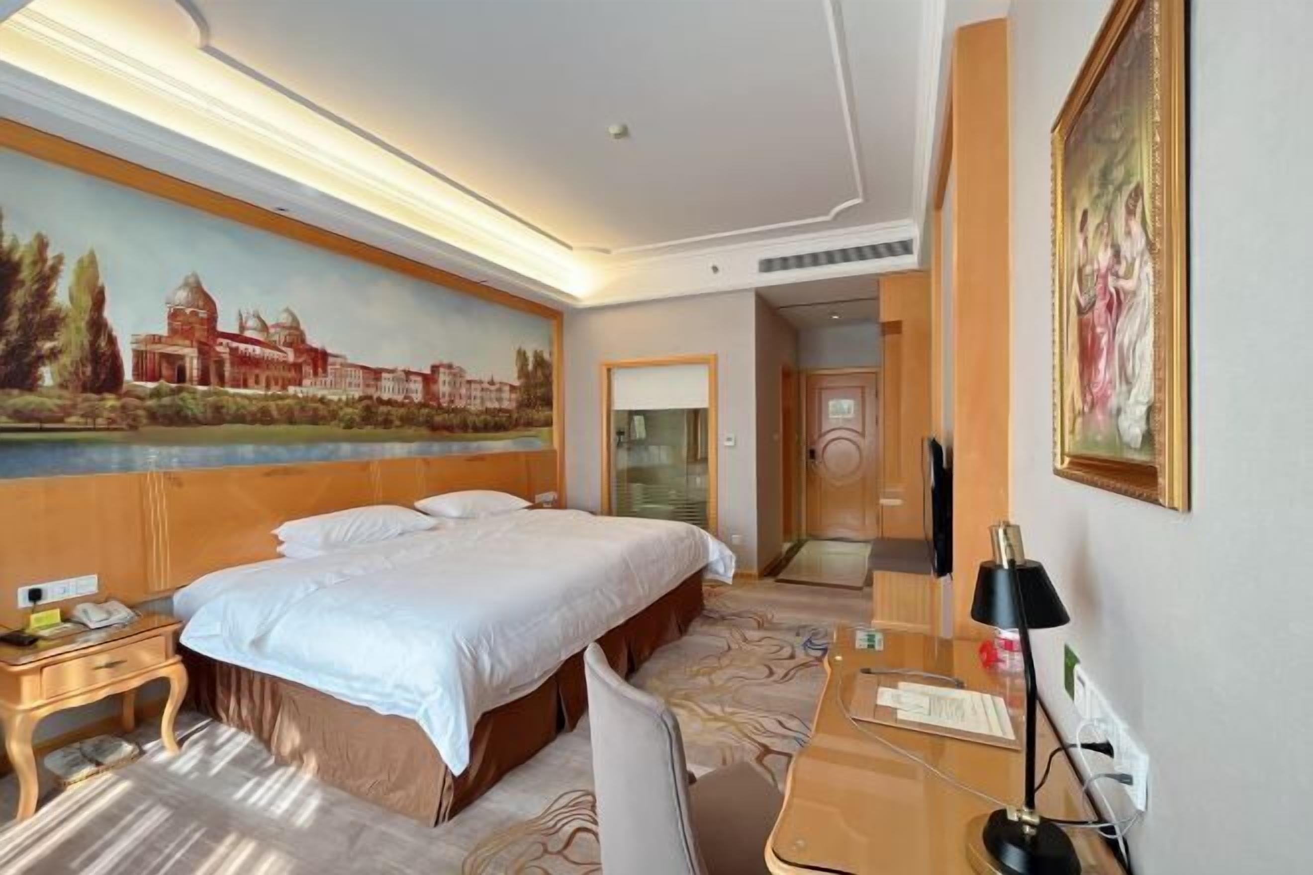 Desk, blackout curtains, iron/ironing board, rollaway beds