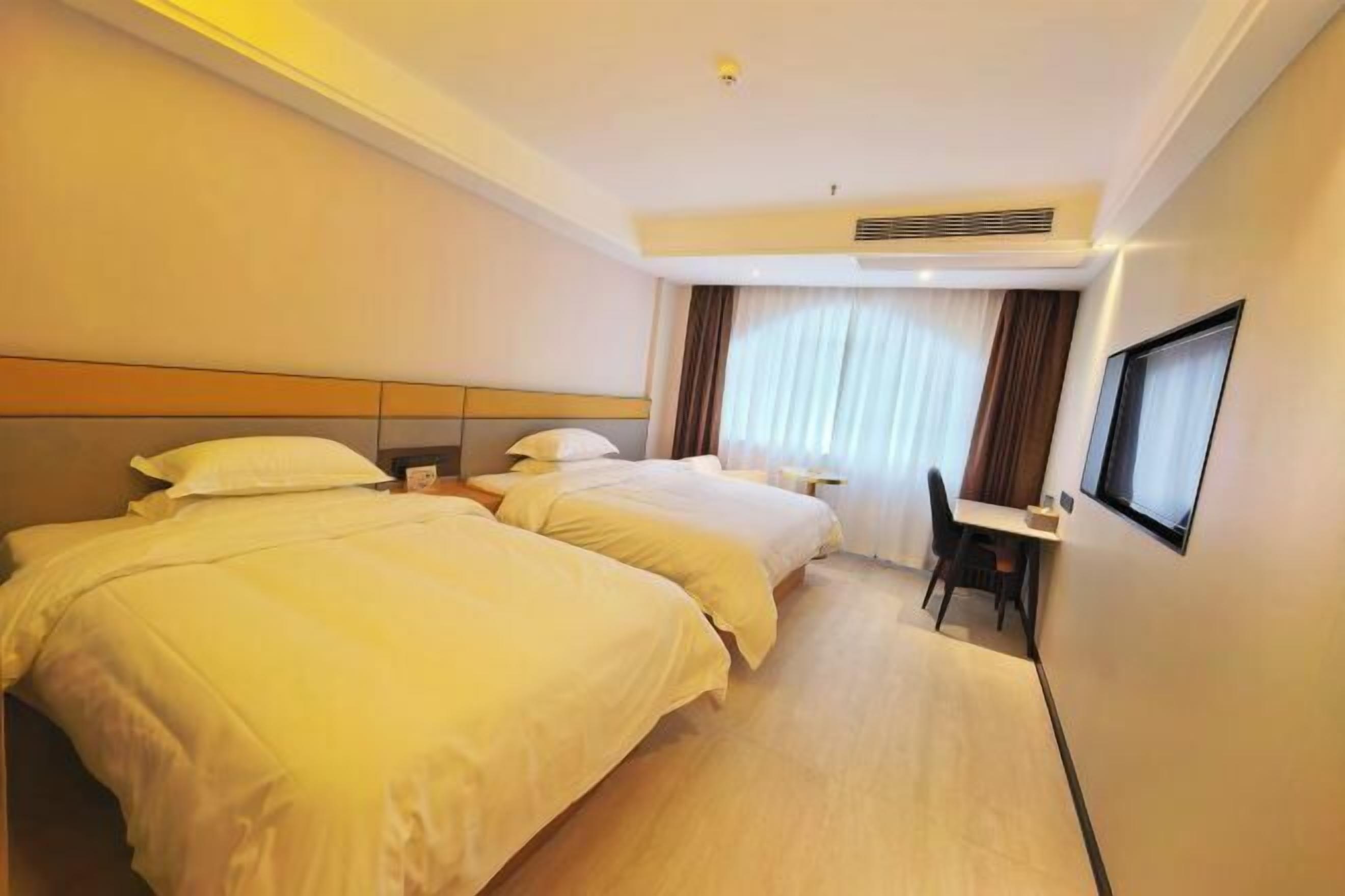 Desk, blackout drapes, free WiFi