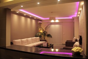 Apartment, 2 Bedrooms, Kitchenette | Living area | LCD TV - Aley Suites (Aley)