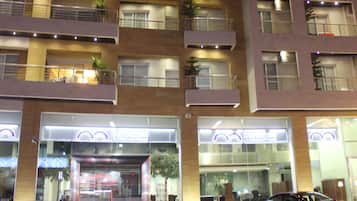 Front of property - evening/night