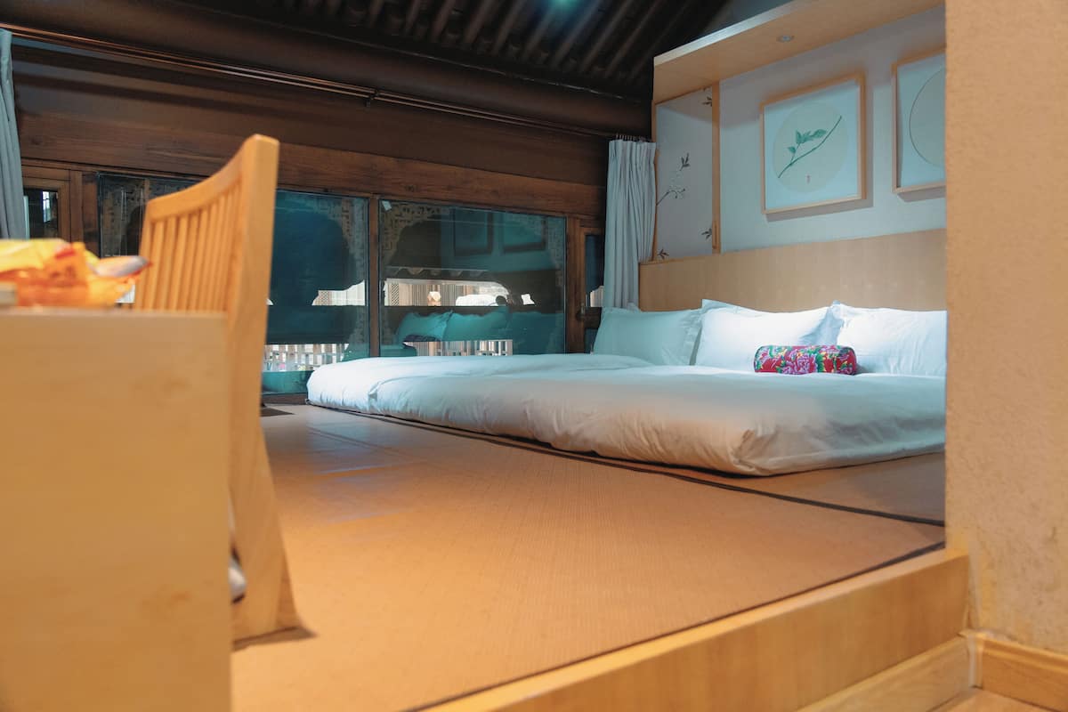 Chambre de base, Futon japonais (Free Train Station Pick Up) | 1 chambre, draps italiens de Frette, literie de qualité