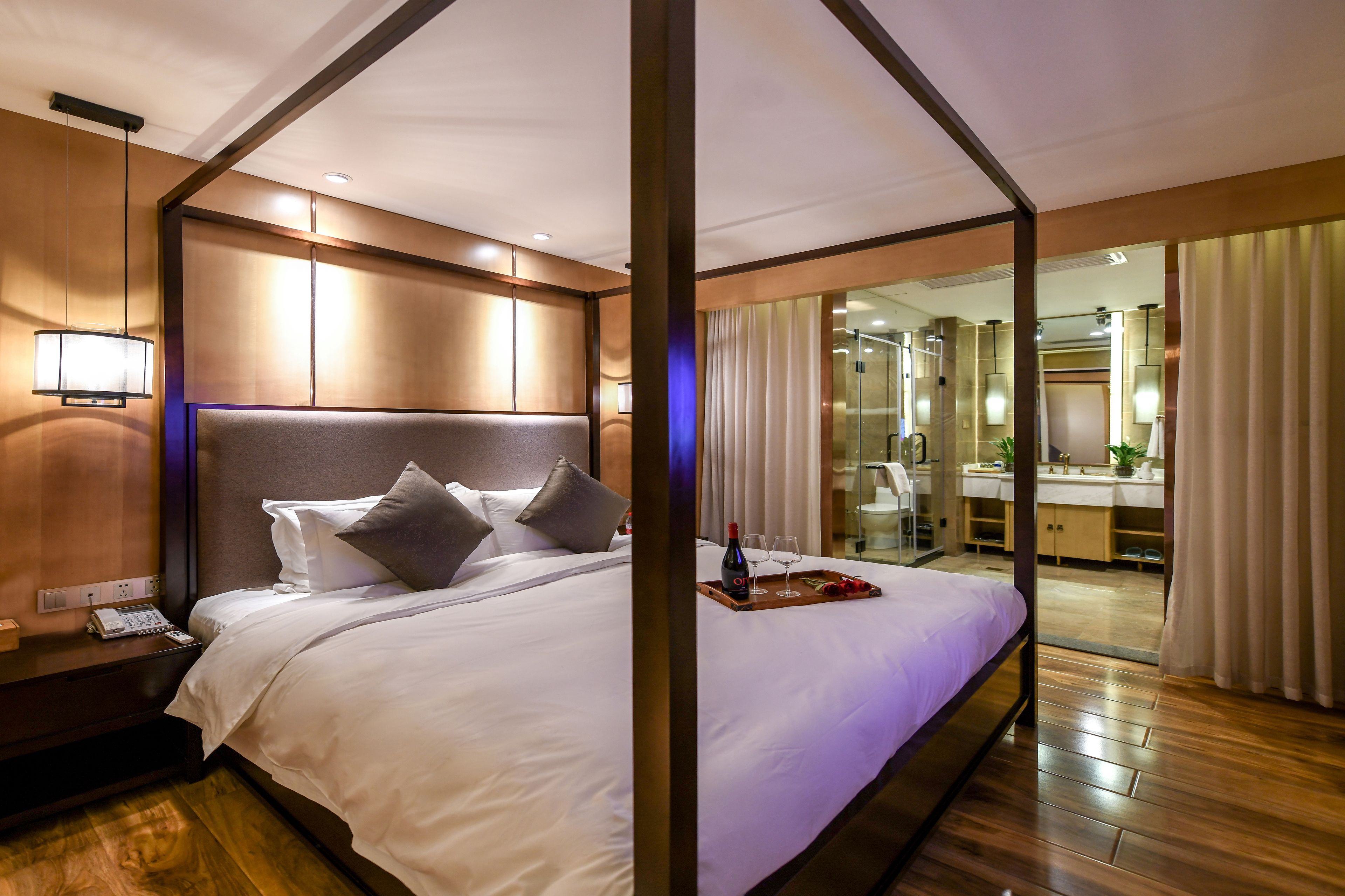 deluxe suite (free train station pick up) | frette italian sheets, premium bedding, down duvets, tempur-pedic beds