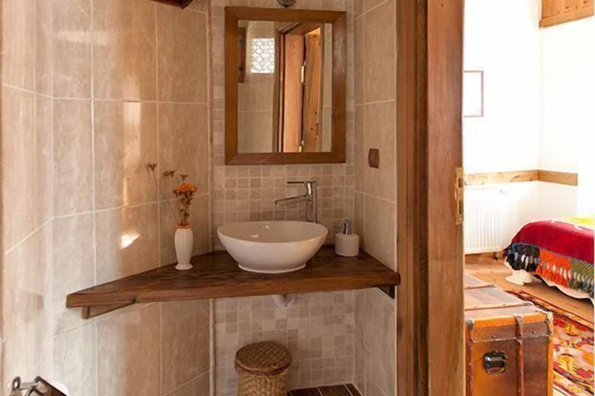 shower, free toiletries, hair dryer, slippers