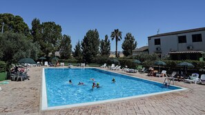 Seasonal outdoor pool