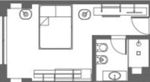 Suite | Floor plan - Castello Sforzesco Suites by Brera Apartments (Milan)