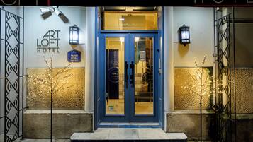 Voorkant van accommodatie