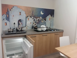 Habitación doble superior, baño privado (Camera 6) | Cocina privada