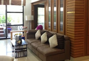 Lobby sitting area