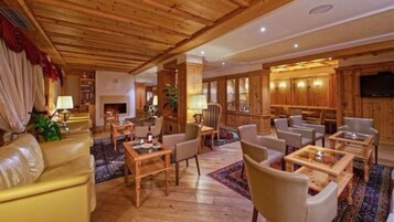 Sala de estar en el lobby