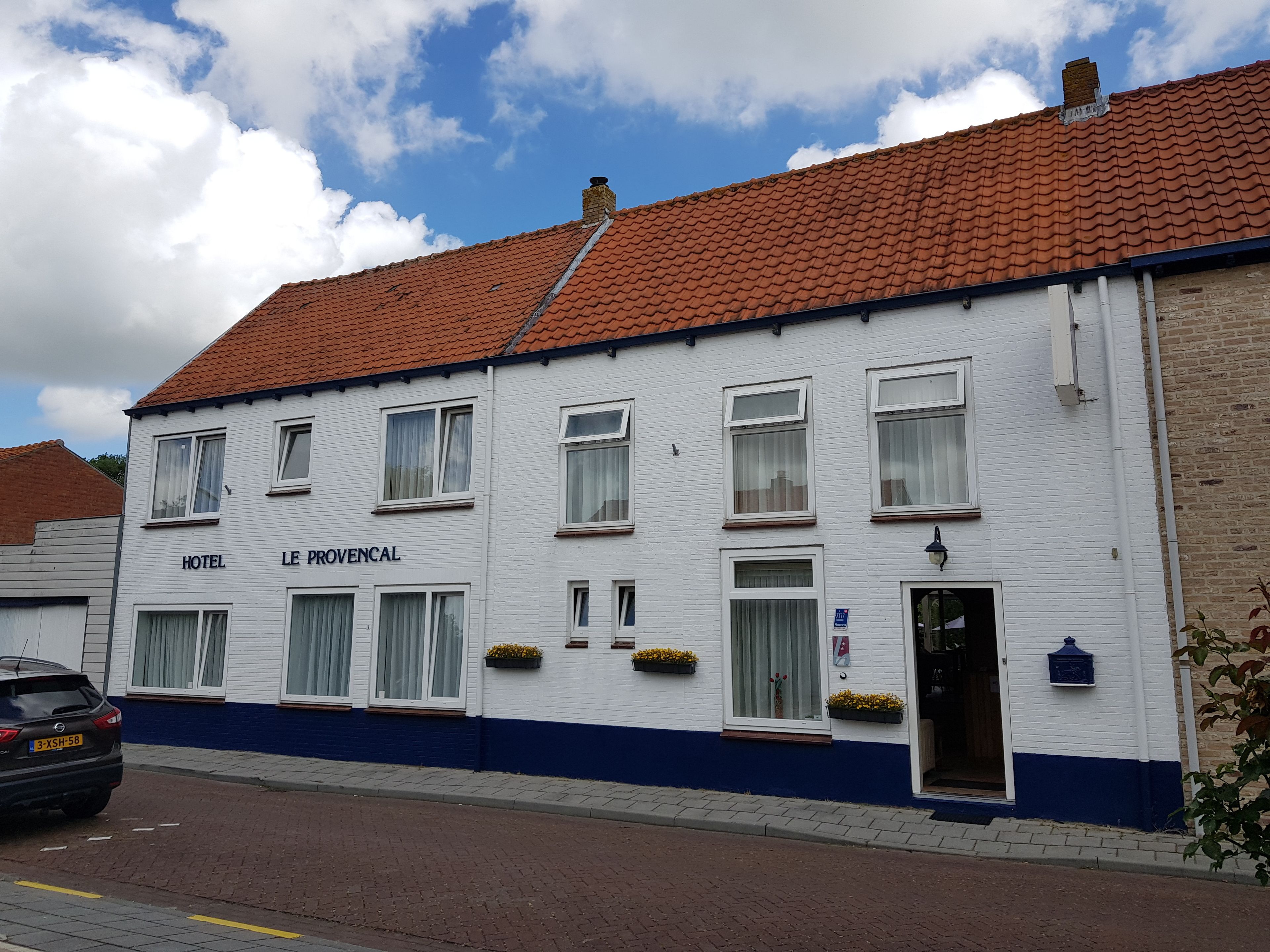 Voorkant van accommodatie