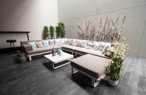 Lobby sitting area