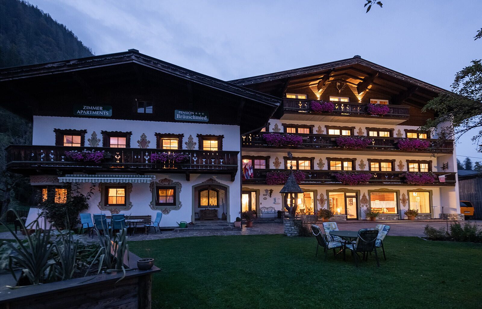 Fassade der Unterkunft