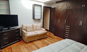 Apartamento Premium, cocina | 1 dormitorio, ropa de cama de alta calidad, caja fuerte y wifi gratis