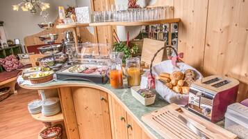 Daily buffet breakfast (EUR 12.00 per person)