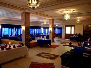 Breakfast, lunch, dinner served; Moroccan cuisine 