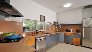 Villa, 5 Bedrooms | Private kitchen | Espresso maker, coffee/tea maker, full-size fridge, microwave - Villa & Lode Bat Galil (Yesod HaMa'ala)