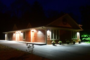 Front of property – evening/night
