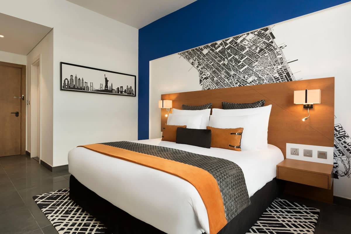Down duvets, minibar, in-room safe, desk
