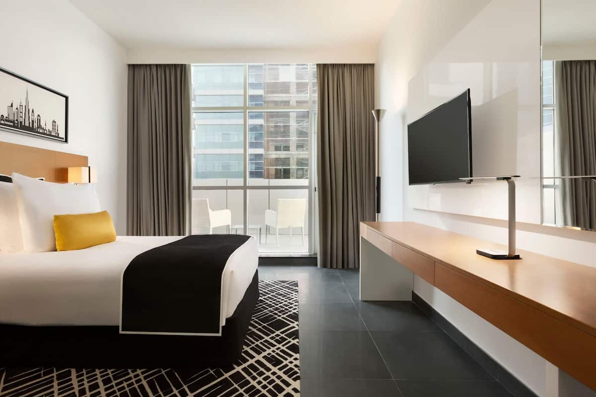 Down duvets, minibar, in-room safe, desk