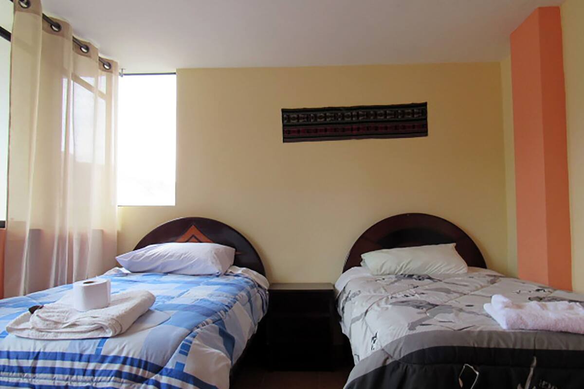 Classic Twin Room, Shared Bathroom | Iron/ironing board, free WiFi
