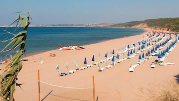 Vlak bij het strand