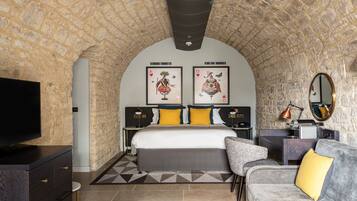 Suite, 1 King Bed (Underground Vaulted) | Hypo-allergenic bedding, individually decorated, individually furnished