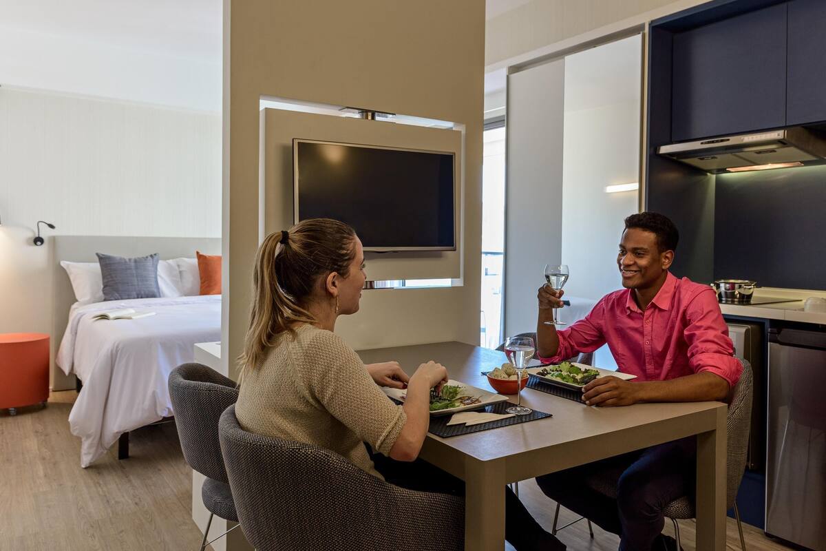 in-room safe, desk, laptop workspace, blackout curtains