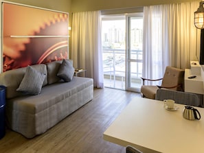 In-room safe, desk, blackout curtains, soundproofing