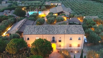 Front of property – evening/night