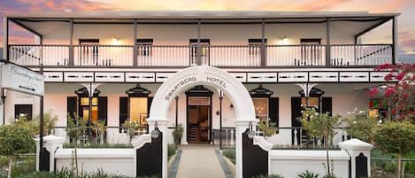 Voorkant van accommodatie