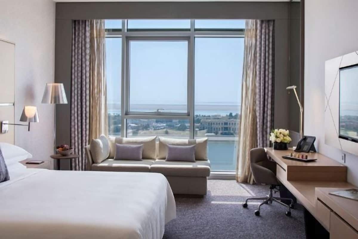 Hypo-allergenic bedding, down duvets, minibar, in-room safe