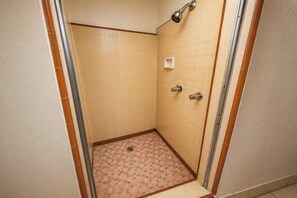 Room, 1 Queen Bed, Non Smoking | Bathroom | Shower, hair dryer, towels
