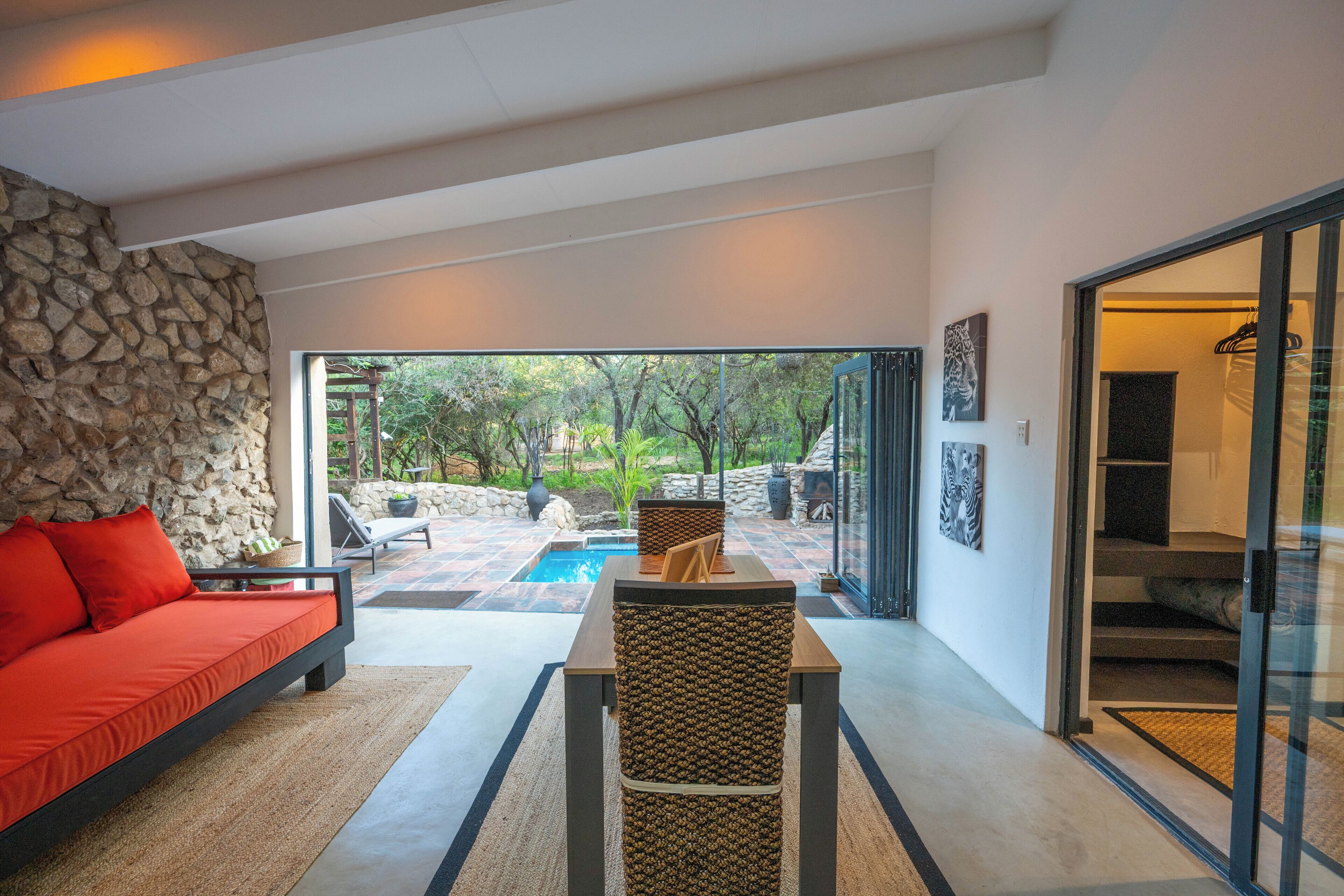 Deluxe Villa | Living area | 60-inch flat-screen TV with premium TV channels, TV