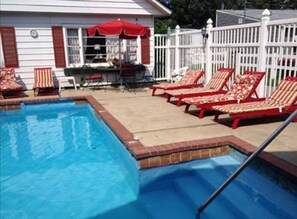 Seasonal outdoor pool