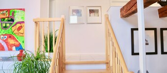 Comfortable mod. Apartment -Lighthouse-(95m2) in the middle of Steinhude, WLAN, wallbox, parking lot