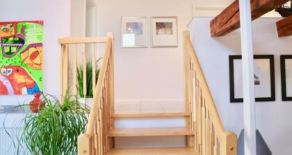 Comfortable mod. Apartment -Lighthouse-(95m2) in the middle of Steinhude, WLAN, wallbox, parking lot