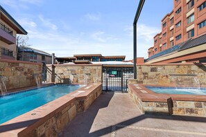 Indoor pool, outdoor pool