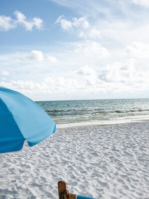 On the beach