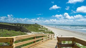 Accommodatie ligt op het strand