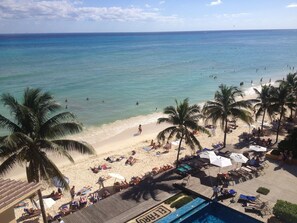 Blick von der Unterkunft