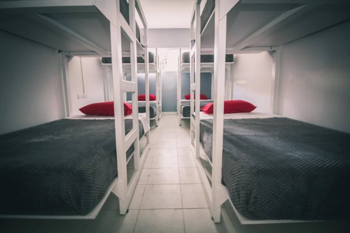 Economy Shared Dormitory, Mixed Dorm, Shared Bathroom (8ppl) | Hypo-allergenic bedding, minibar, desk, blackout curtains