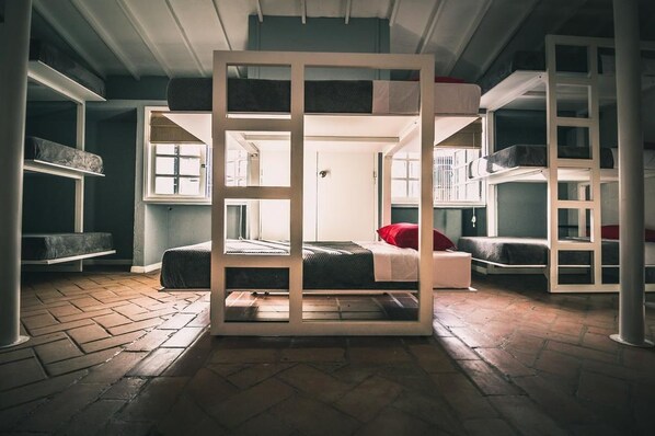 Economy Shared Dormitory, 1 Bedroom, Shared Bathroom (14 ppl) | Hypo-allergenic bedding, minibar, desk, blackout curtains