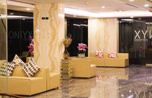 Sala de estar en el lobby