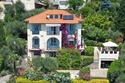 French Riviera Art Deco Luxury Villa, aircon,UNIQUE PANORAMIC VIEW Grasse & sea