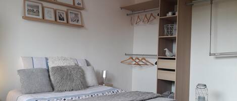 2 bedrooms, iron/ironing board, travel crib, free WiFi